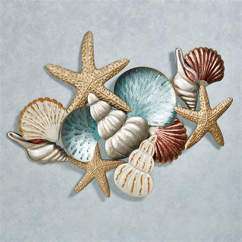 metal beach house wall art|outdoor coastal metal wall decor.